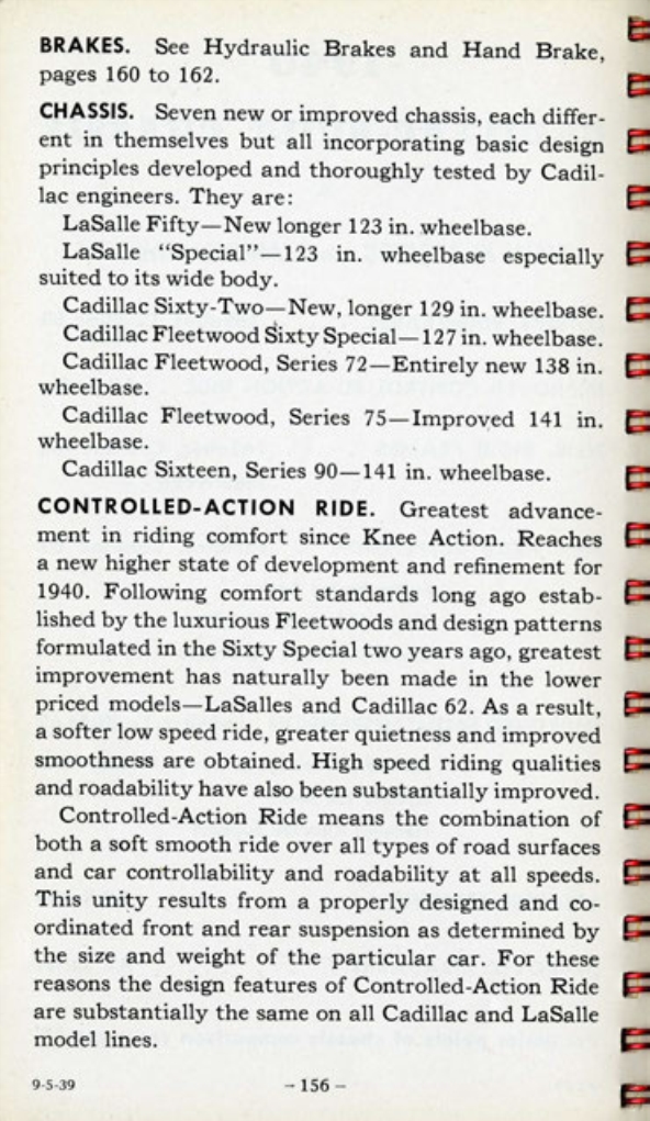 1940 Cadillac LaSalle Data Book Page 82